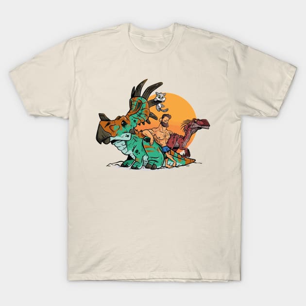 Dino Fun: Unexpected Adventures T-Shirt by WorldDinosaurs